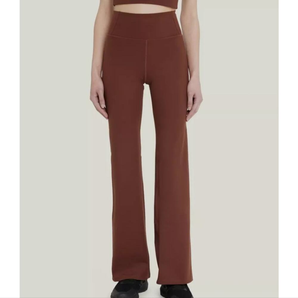 Girlfriend Collective Compressive Flare Leggings Chocolate Brown 3X NWT